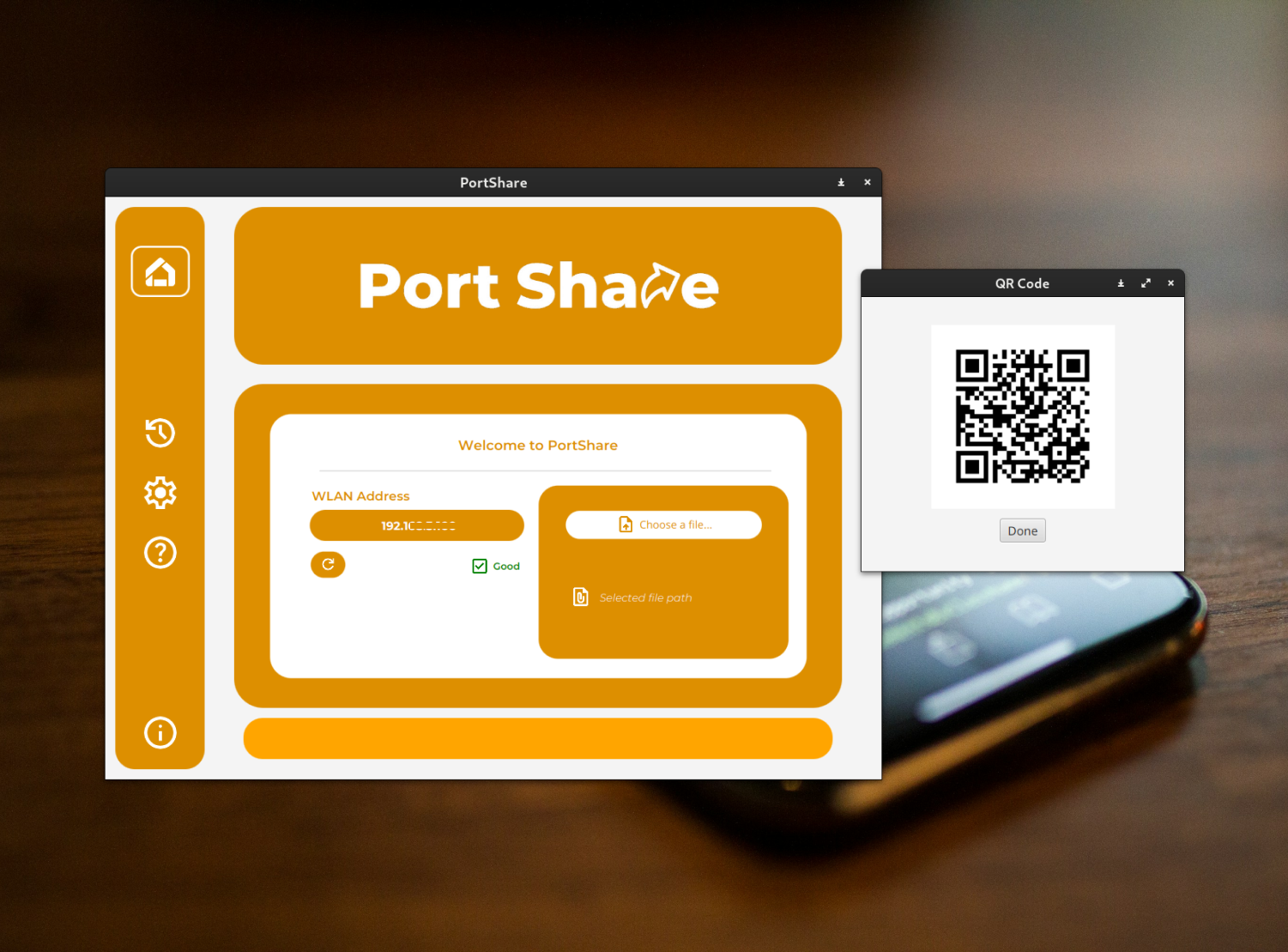 PortShare - File Transfer